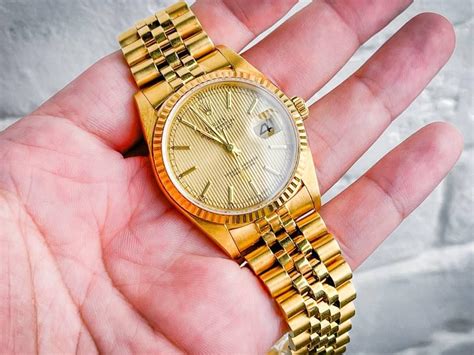 rolex 16018 history|rolex datejust 1601 18k gold.